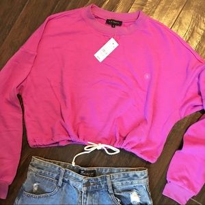 LA HEARTS| crop hoodie 🖤